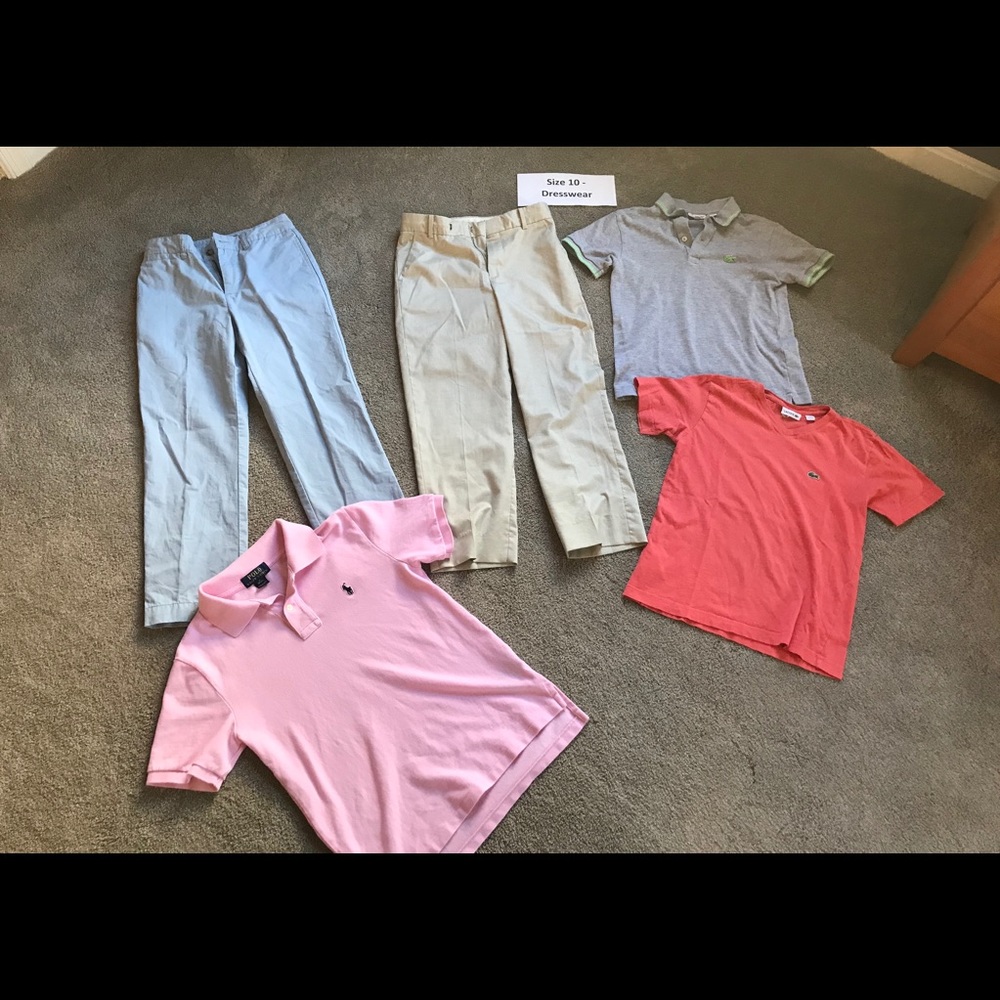 Ralph Lauren, Calvin Klein, Lacoste brands